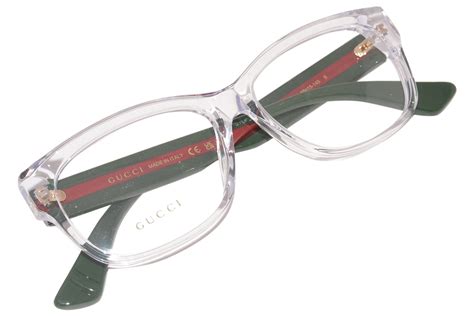 Gucci GG0278O 016 Eyeglasses Women's Crystal/Green Full 